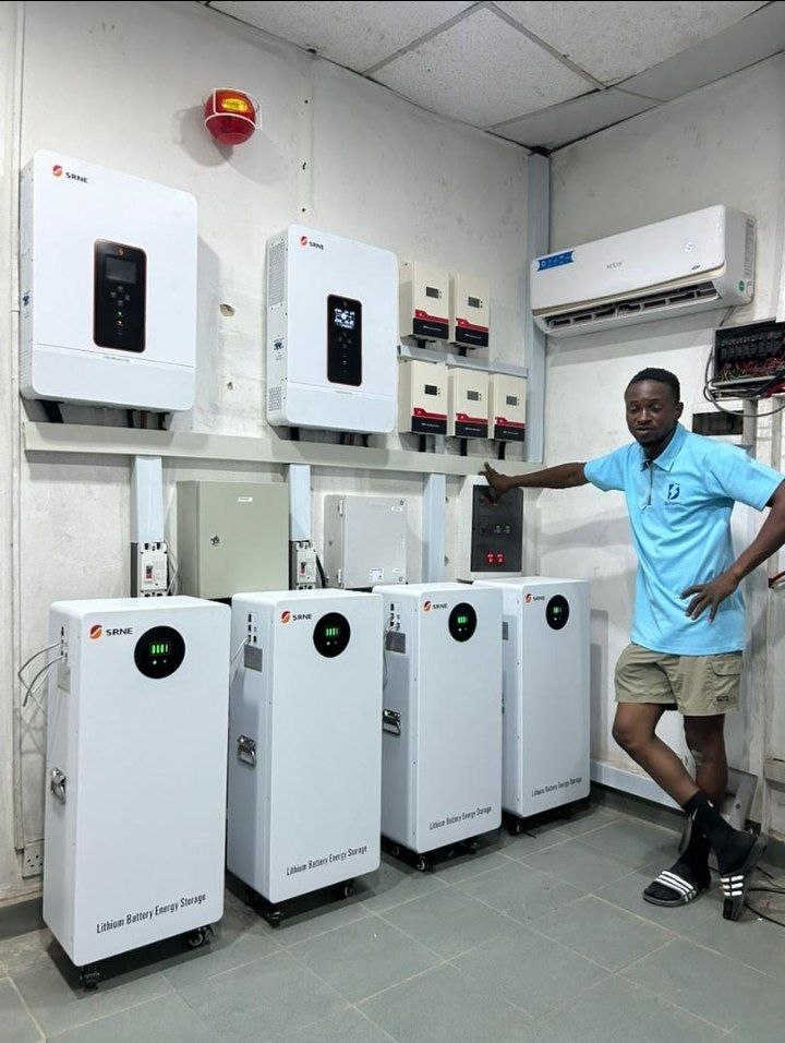 Photo of a commercial solar installation in Abuja